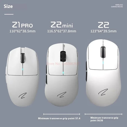 Zaopin Z2 Mini Wireless Mouse 3modes 8k Paw3950  Bluetooth Game Mouse Nordic 52840 Lightweight Customized Gaming Accessory Gifts