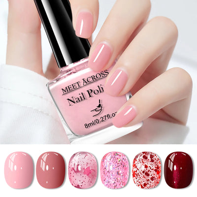 6pc Water-Based Nail Polish Set