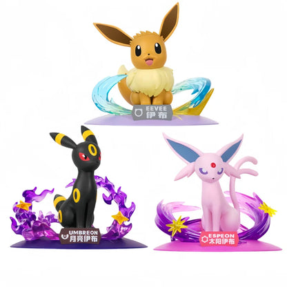 Anime Pokemon Umbreon Eevee Espeon Funism Original Action Figures Home Collection Model Desktop Ornaments Toys Birthday Gifts