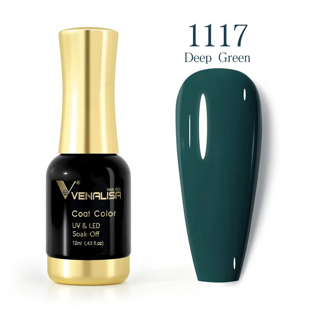 VENALISA Nail Gel Varnish TPO FREE Soak Off UV LED Organic Odorless Enamels Nail Art Colors 12ml 120Colors UV Gel Nail Polish