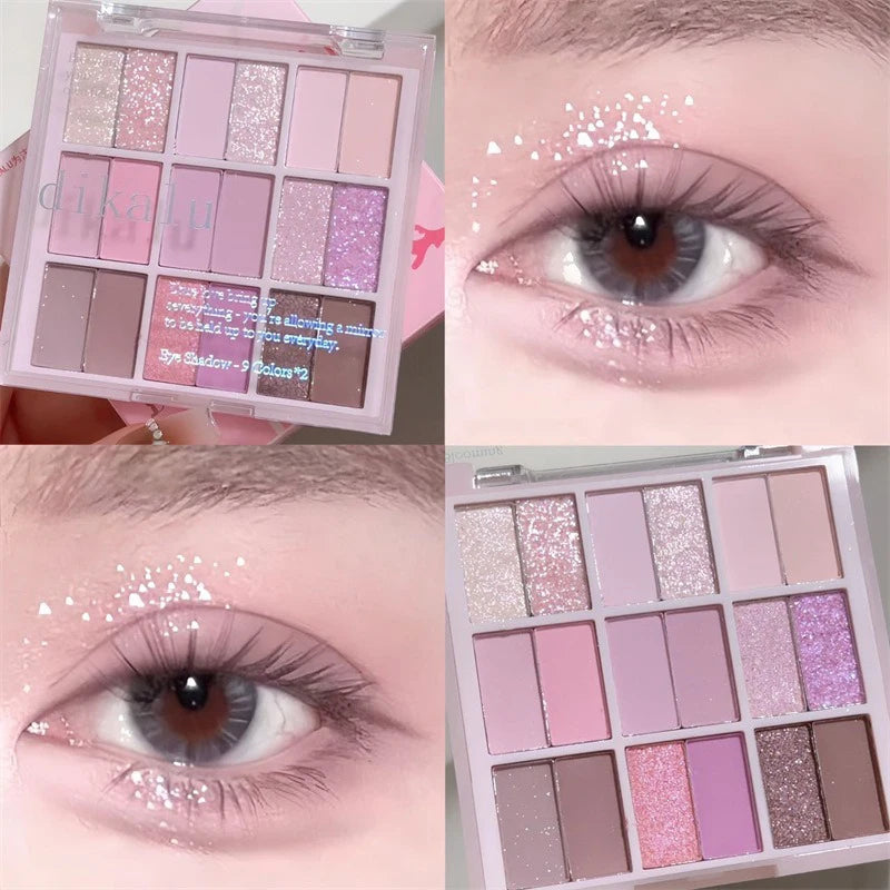 18 Color Pearl Matte Palette