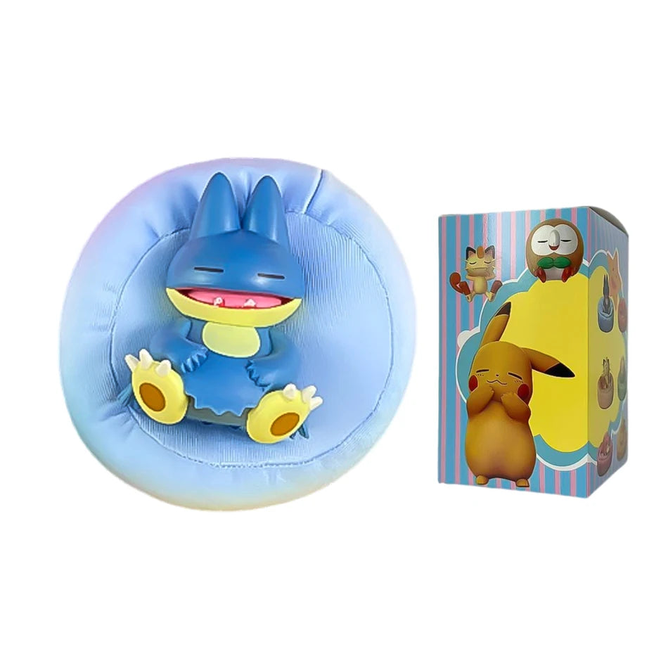 Anime Pok é mon blind box Model Figure 1-12 pcs Pikachu sleep Series Interior Hand Sleeping Position Toys Gift for sfriends