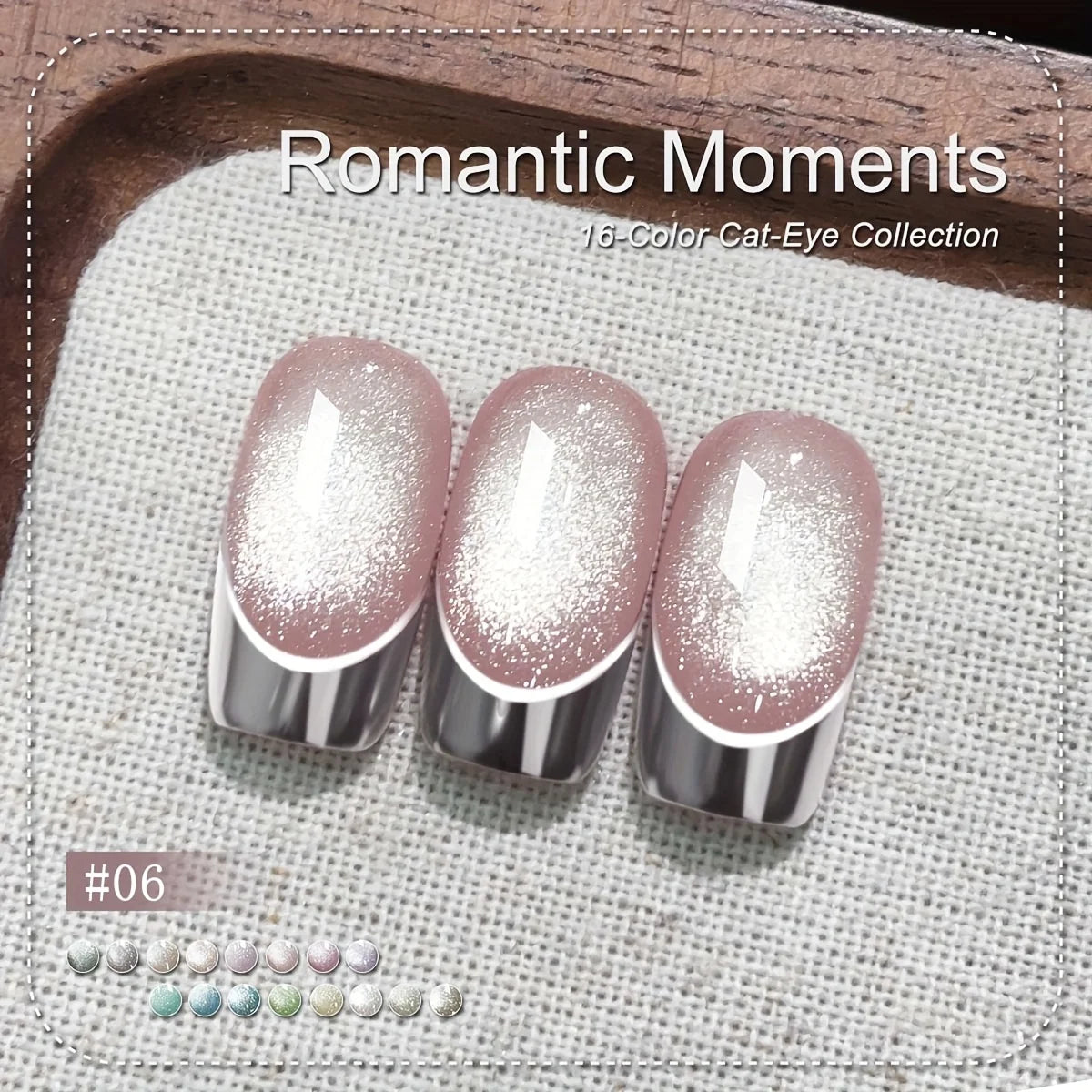 XEIJAYI 6-Color Magnetic Cat-Eye Gel Polish Set with Dual-Head Magnet Tool – Create Shimmering Nail Art with Ease