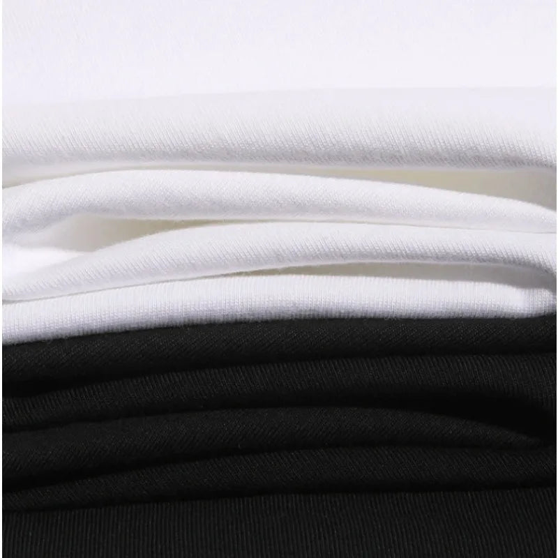 Pokémon Co-branded Loose Plus Size T-shirt 2025 Summer Men's Street Trend Animation Mewtwo Printing Casual Versatile Harajuku