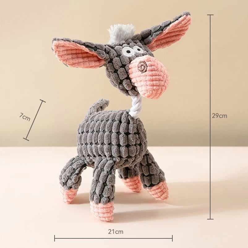 Donkey Plush Pet Toy