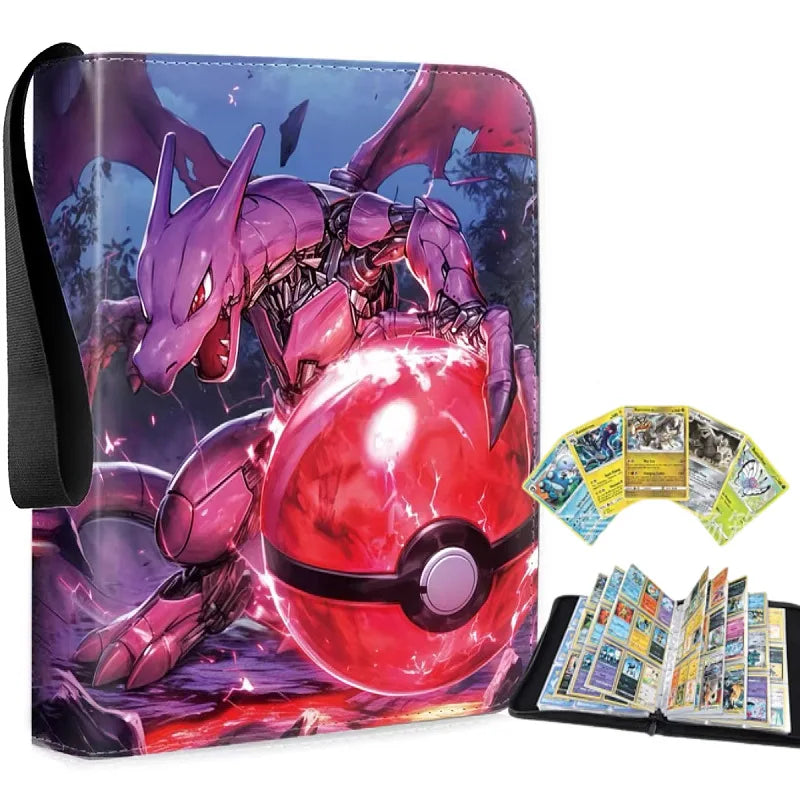 400 Pockets Anime Peripheral Pokemon Game Collection Card Book multiple styles Storage card holder Exquisite Kawaii Boy Toy Gift