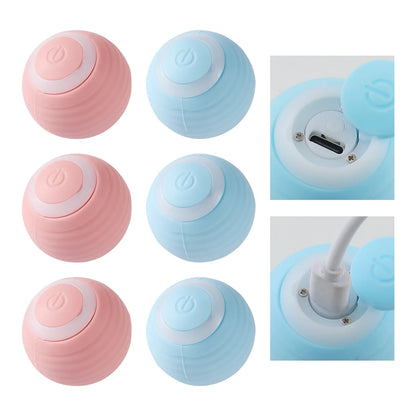 Automatic Rolling Cat Toy.