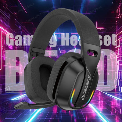 B500 RGB Bluetooth 5.4 Wireless Gaming Headset (Low Latency)