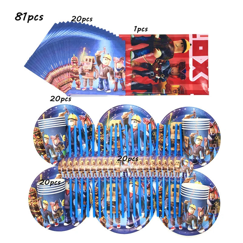 Roblox Birthday Party Decoration Set XL