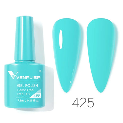 Venalisa VIP4 Nail Gel Polish HEMA/TPO FREE Full Coverage Beautiful Semi Permanent Soak Off UV LED Gel Nail Polish Gel Lacquer
