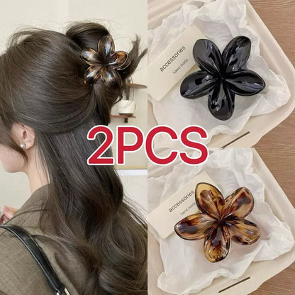 Leopard Flower Hair Clips.