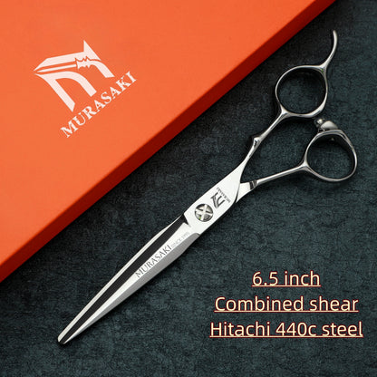 MURASAKI 6.0 inchhair thinning scissors，Professional Barber Accessories，Made by Hitachi 440C Steel，High-end Hair Cutting Tools