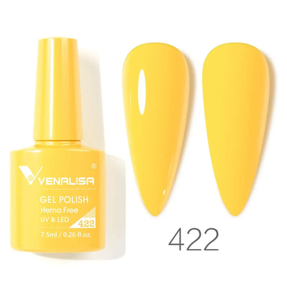 Venalisa VIP4 Nail Gel Polish HEMA/TPO FREE Full Coverage Beautiful Semi Permanent Soak Off UV LED Gel Nail Polish Gel Lacquer