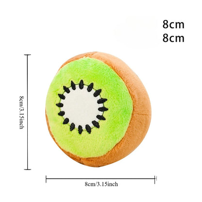 5/10pcs Pet Chew Toy with Squeaking Plush Toys, Small Chili and Eggplant Shapes, Dog Interactive Toys To Bite, Pet Gifts