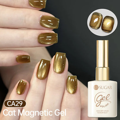 UR SUGAR 15ml Cat Magnetic Gel Nail Polish 30 Colors Semi Permanent Magnetic Gel UV/LED Soak Off Painting Vanrish Design