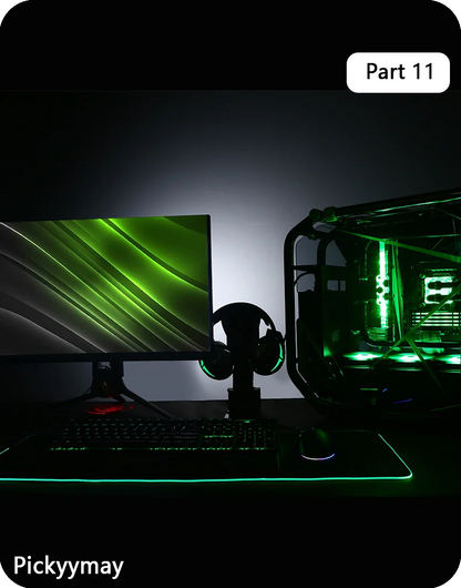 CosmicGlow RGB Desk Mat