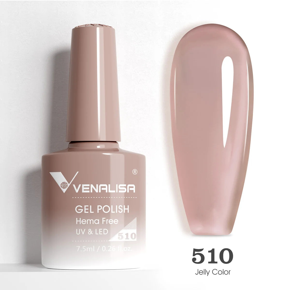 Venalisa VIP5 Nail Gel Polish HEMA/TPO FREE Full Coverage Beautiful Semi Permanent Soak Off UV LED Gel Nail Polish Gel Lacquer