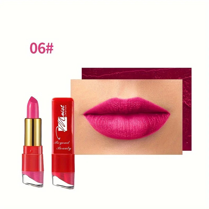 Beyond Beauty Creamy Moisturizing Lipstick: Long-Lasting Satin Finish (12 Shades)