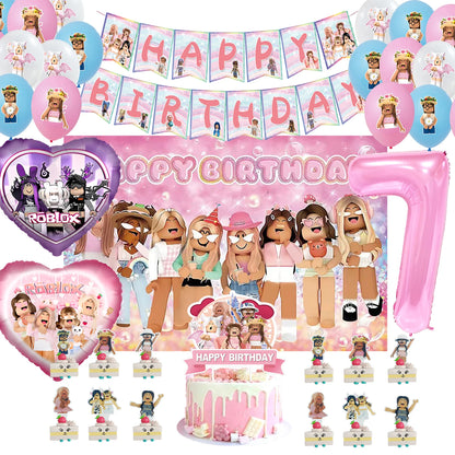 Roblox Birthday Party Decoration Set