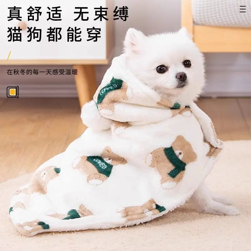 Warm Cat Cape Winter Blanket 🐱❄️