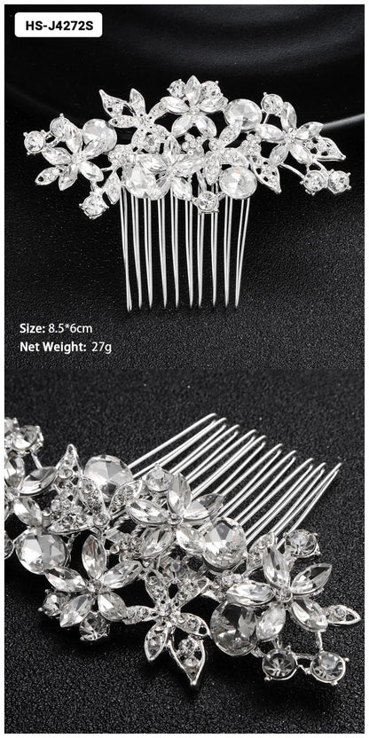 Crystal Bridal Hair Comb.