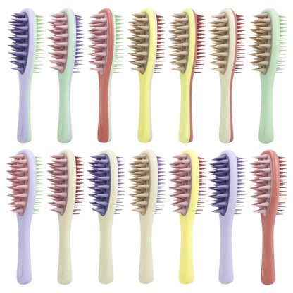 Silicone Shampoo Brush Scalp Massage Brush Head Washing Comb two-sided Hair Massager Bath Brush Body Scrubber Hair Accessories