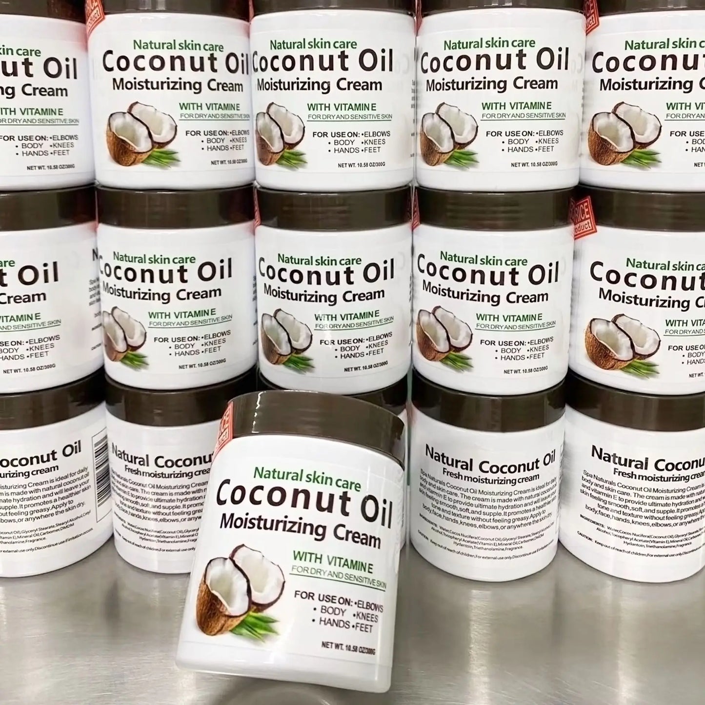 Dr. Meinaier Natural Coconut Oil Moisturizing Cream: Premium Vitamin E Skin Repair