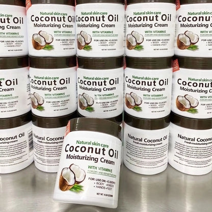 Dr. Meinaier Natural Coconut Oil Moisturizing Cream: Premium Vitamin E Skin Repair