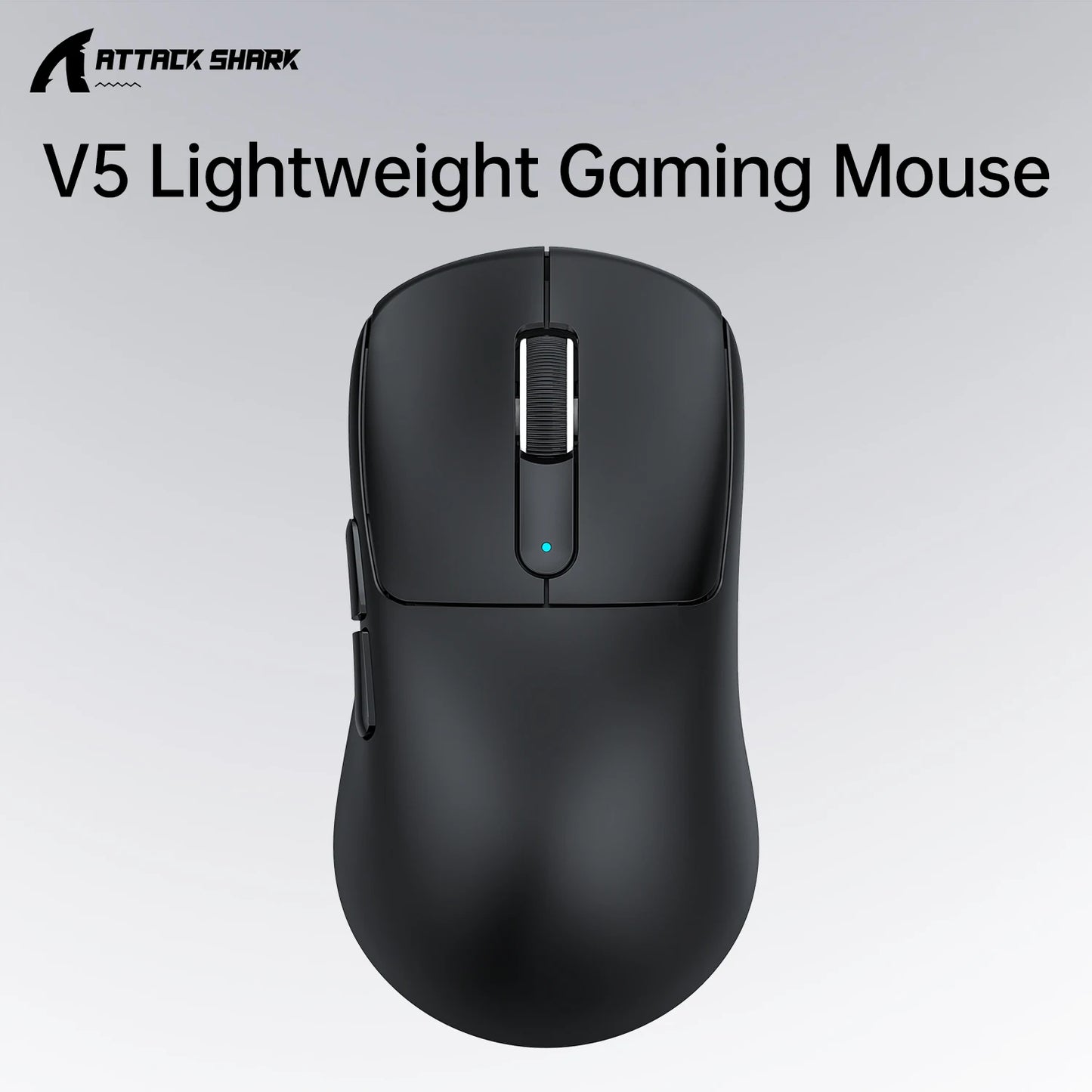 ATTACK SHARK V5 Wireless Gaming Mouse 3-Mode Ultra-Lightweight PAW3950MAX 8KHz Polling Rate For PC Gamer Accessories Gift