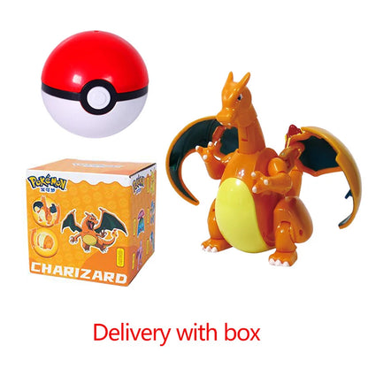 Pokemon Pokeball Figure Ball Pikachu Charizard Mewtwo Mew Eevee Gengar Lapras Blastoise Venusaur Gyarados Educational Toy Kids