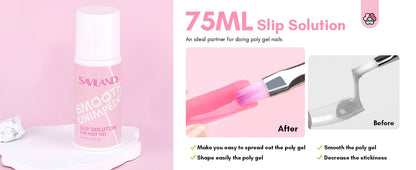 Saviland 7 Colors All In One Poly Gel Kit with UV Light Nail Drill Slip Solution for Nail Extension Home Salon DIY