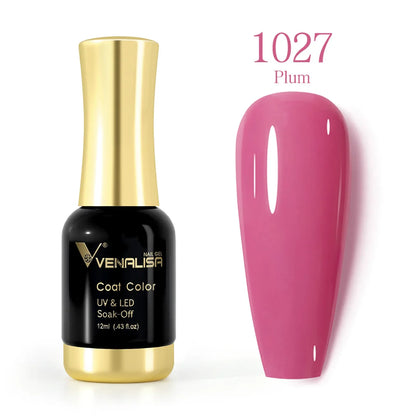 VENALISA Nail Gel Varnish TPO FREE Soak Off UV LED Organic Odorless Enamels Nail Art Colors 12ml 120Colors UV Gel Nail Polish