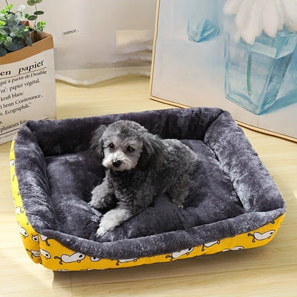 BeiYu Premium Pet Sofa Bed: Ultra-Soft Winter Lounger for Dogs & Cats
