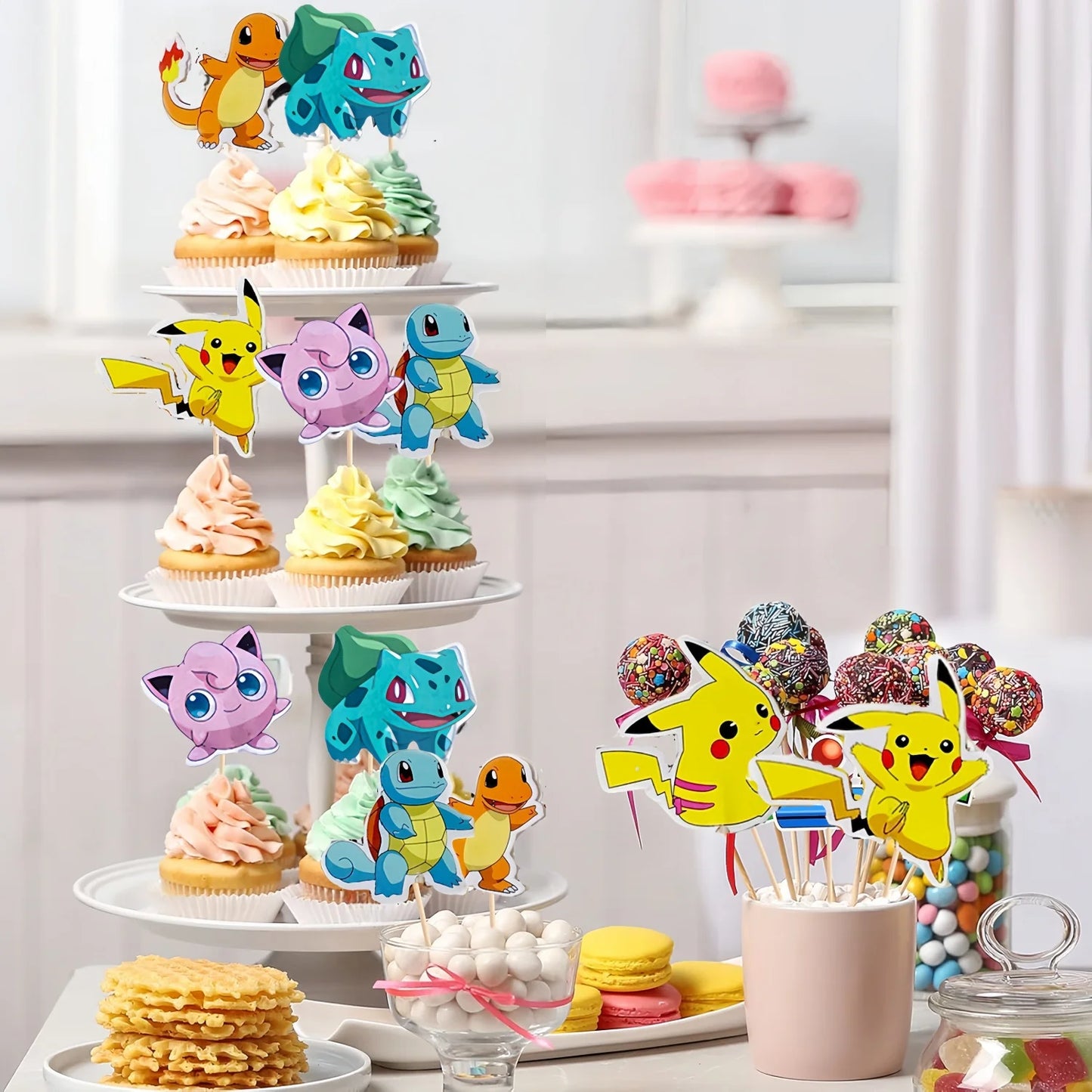 Pokémon Cake Topper Set.