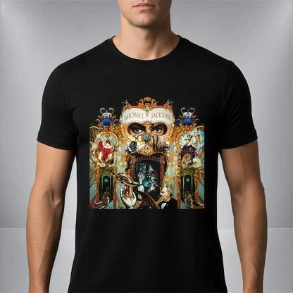 MJ 2026 Movie Michael Jackson Men's Clothing T-Shirt Cotton Y2k Popular Fashion Women's Clothing Summer New T Shirt for Fans