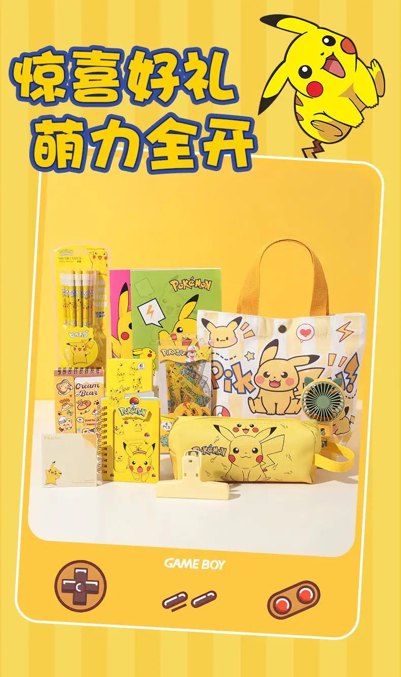 Cute Pokemon Pikachu Canvas Tote Bag Cartoon Anime Shopping Bag Reusable Lightweight school Portable Bag Daily Travel Gift Bag