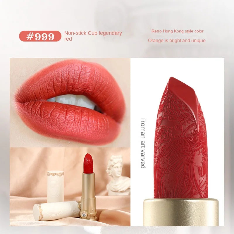 Embossed Matte Lipstick.