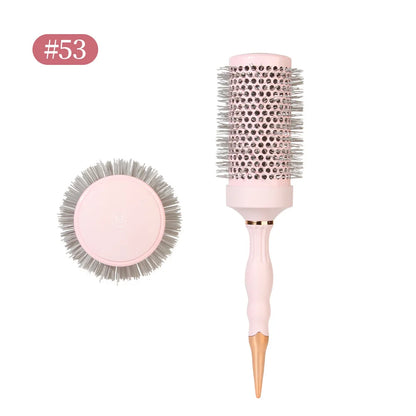 Round Blow Dry Brush Professional Curly Hair Hot Cylinder Comb Suitable for Fashionable Curly Roller Hair Styling Accessories