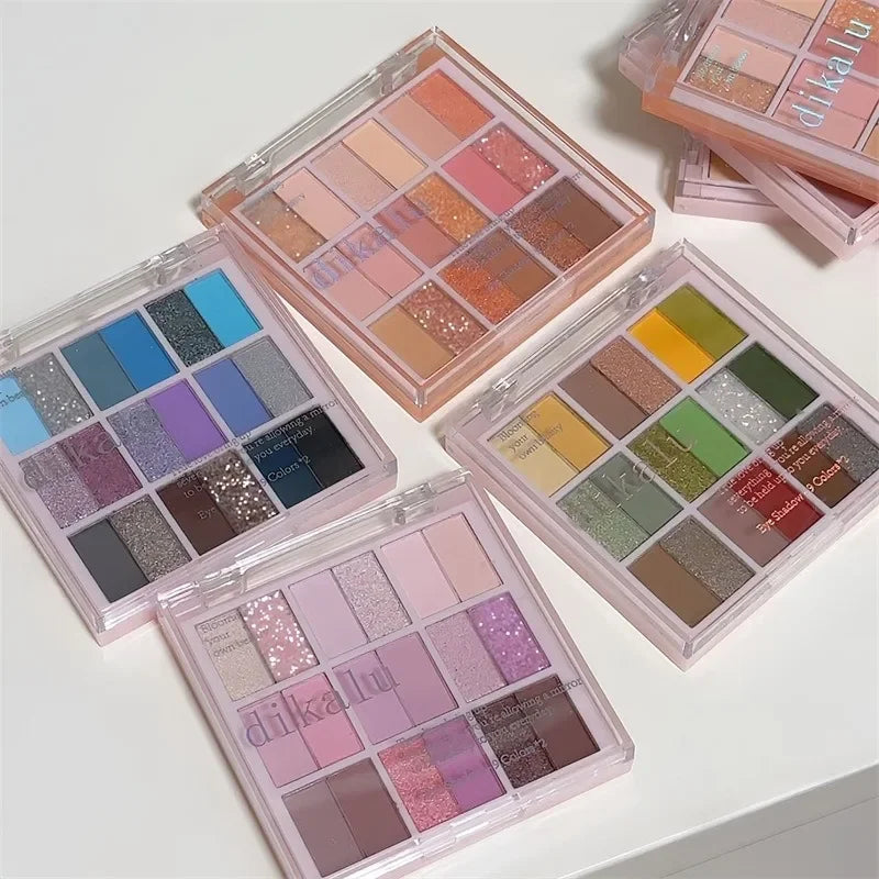 18 Color Pearl Matte Palette