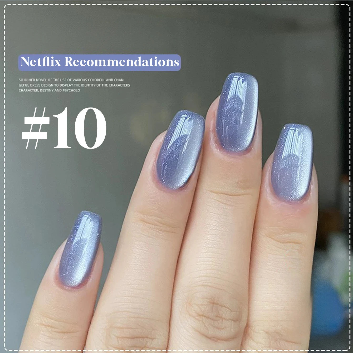 MIANEL 12ML Glass Bead Cat Eye Gel Nail Polish Flash White Spar Nude Color Magnetic Nail Polish White Nails Summer Nails 1-12pcs
