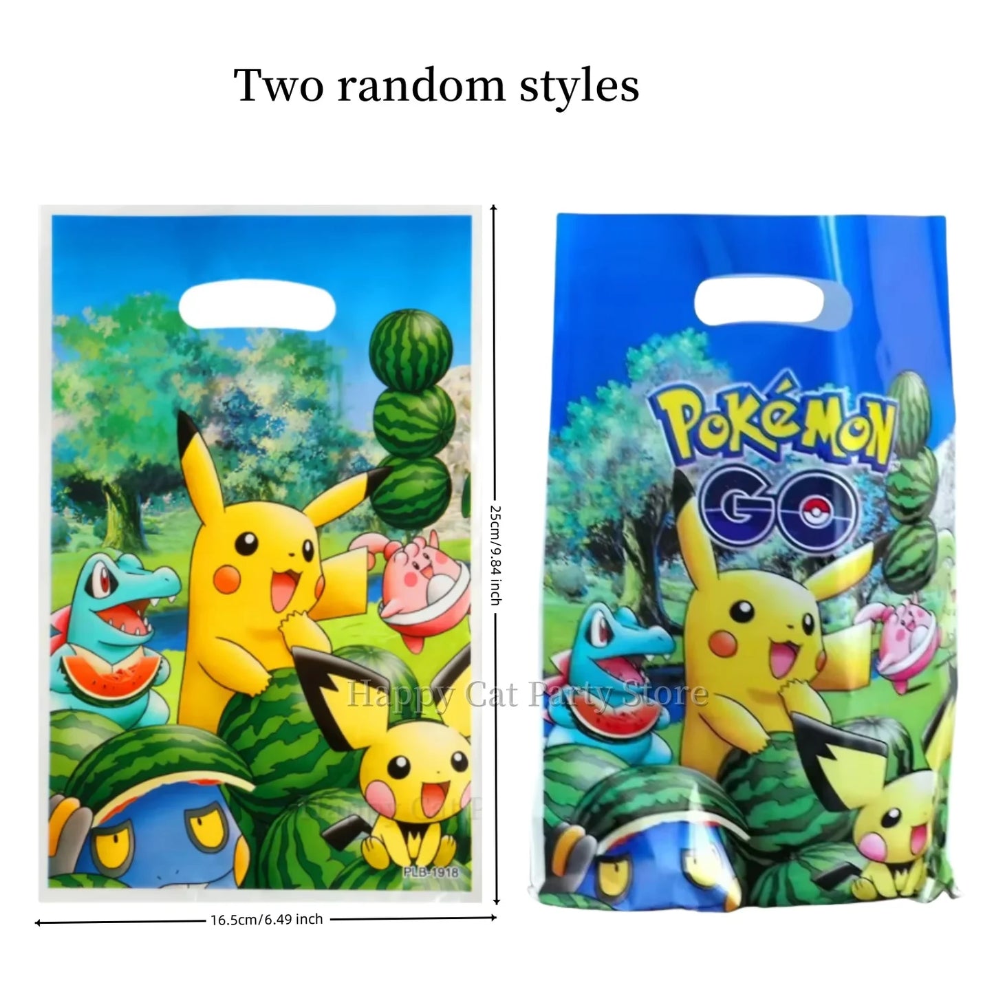 Pikachu Birthday Gift Bag Pokemon Figures Pokemon Gift Bag Pikachu Candy Bag Packaging Giveaway Party Favors Guest Pokemon Gift