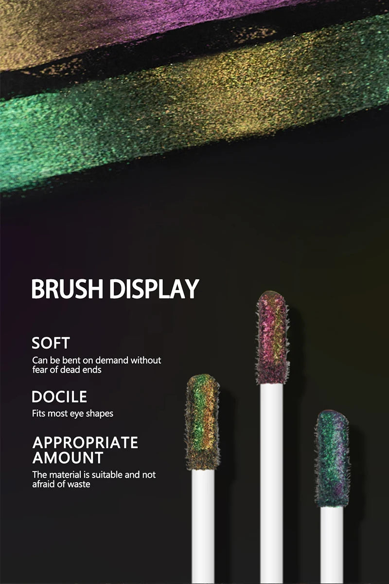 Chameleon Liquid Eyeshadow Long Lasting Multichrome Duochrome Eyeshadow Pigments Aurora Eyeshadow Glitter Makeup Party Cosmetic