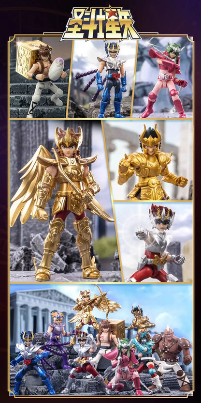 Original Blokees Saint Seiya Galaxy V1V2V03V4 Athena Aries Mu Aiolia Aldebaran Kiki Shiryu Lionet Ban FigureChildren ToysGift