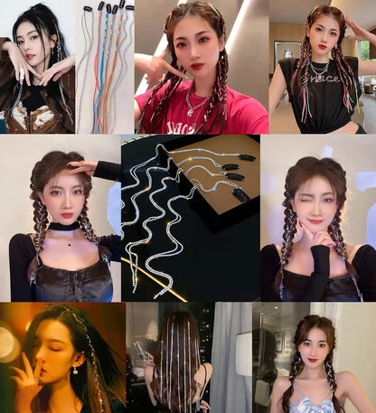 50pcs 2.3cm-3.6cm Black Brown Color Wig Clips Snap Clip For Hair Extension Wig Weft Wig PP Hairpins Large Clips Styling Tools