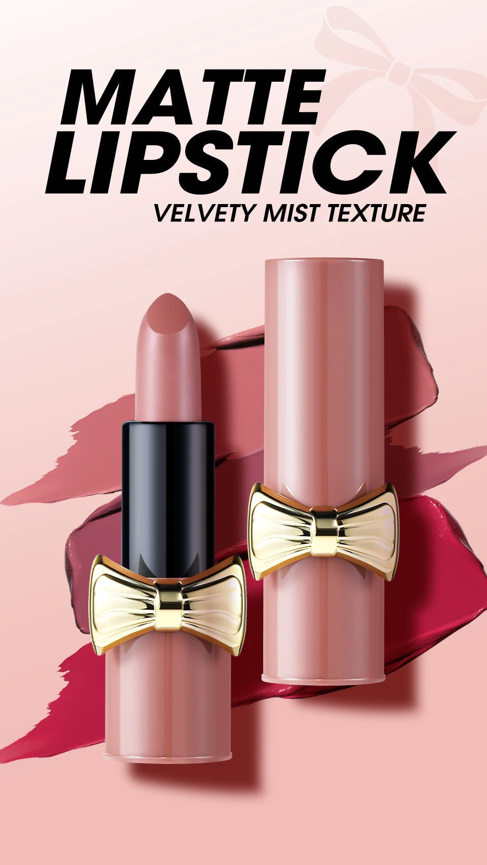 Bowknot Nude Matte Lipstick.