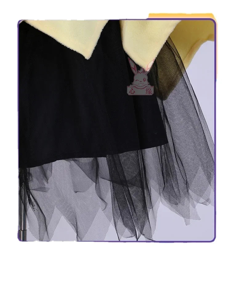 TAKARA TOMY Pokemon Mimikyu Cosplay Costume Anime Cartoon Cute Women Kigurumi Cloak Dress Halloween Outfit Cloak for Adult