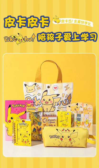 Cute Pokemon Pikachu Canvas Tote Bag Cartoon Anime Shopping Bag Reusable Lightweight school Portable Bag Daily Travel Gift Bag