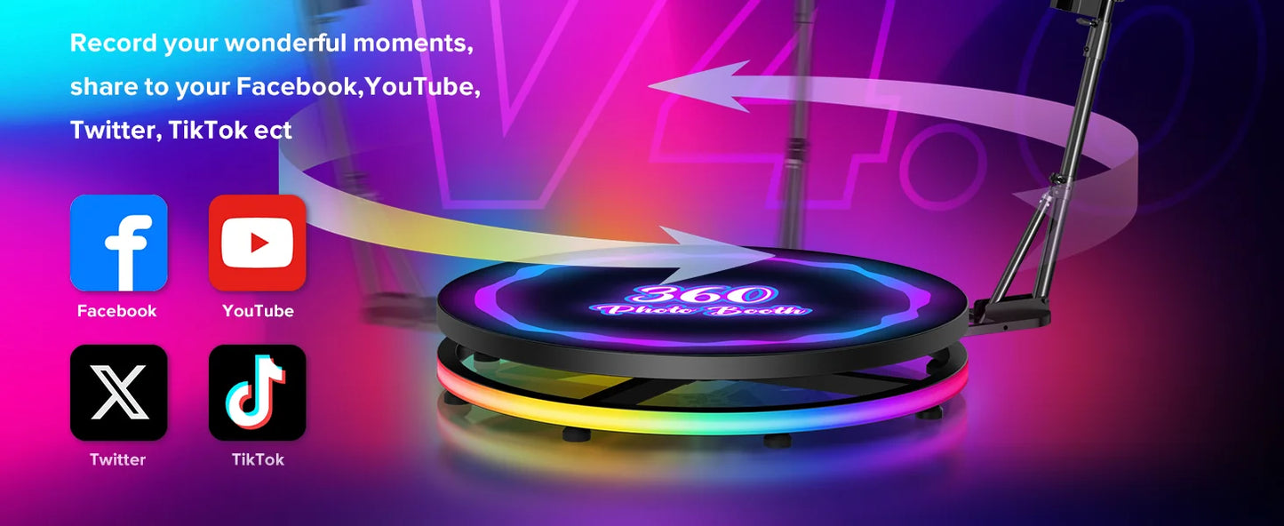 360° Photo Booth Machine