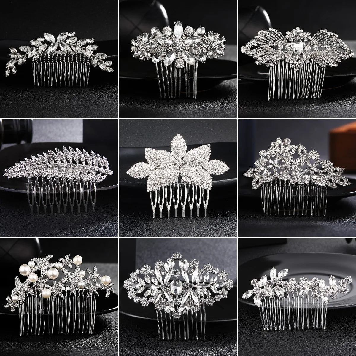 Crystal Bridal Hair Comb.