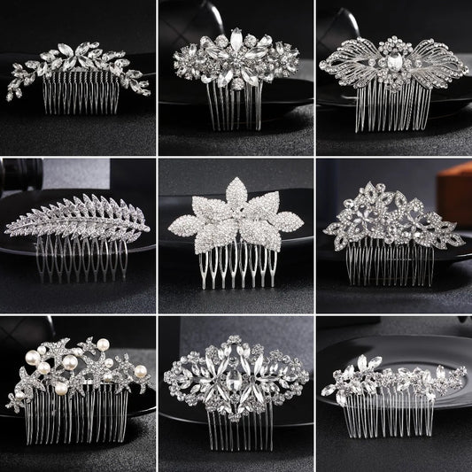 Crystal Bridal Hair Comb.